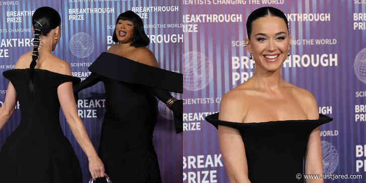 Katy Perry Teases Her New Album With Clever Detail in Her Look, Shares a Moment With Lizzo at Breakthrough Prize Ceremony
