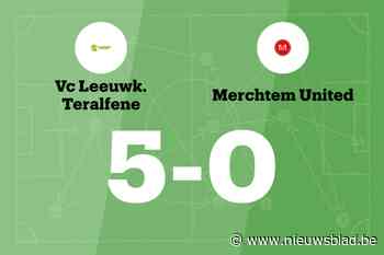 Wedstrijd tussen Leeuwkens Teralfene B en Merchtem United B eindigt in forfaitscore