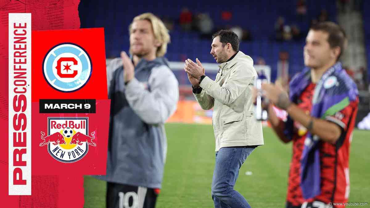 Sandro Schwarz: "It was a great performance tactically." | New York Red Bulls vs. Chicago Fire FC