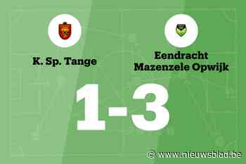 Eendracht Mazenzele Opwijk B verslaat KSP Tange B en blijft winnen