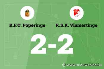 FC Poperinge B speelt gelijk in thuiswedstrijd tegen SK Vlamertinge B