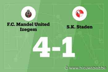 Devoogt scoort twee keer voor Mandel United in wedstrijd tegen SK Staden B