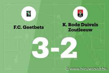 Ondanks achterstand bij rust wint FC Geetbets van RD Zoutleeuw