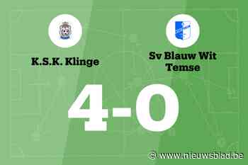 KSK Klinge boekt overtuigende zege tegen SV Blauw Wit Temse