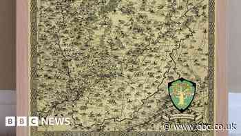 Fantasy fan creates 'Tolkien-style' map of county