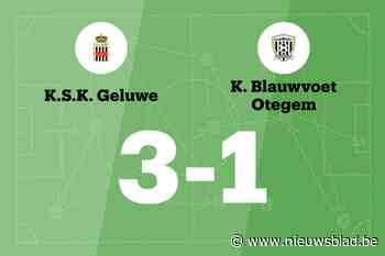 SK Geluwe wint thuis van Blauwvoet Otegem