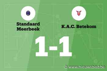 Standaard Meerbeek en KAC Betekom B delen de punten