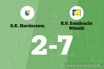 Eendracht Winnik B wint in doelpuntenfestijn van SK Herdersem