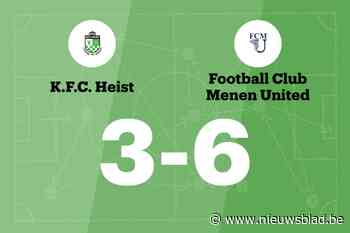 FC Menen United wint spektakelwedstrijd van FC Heist