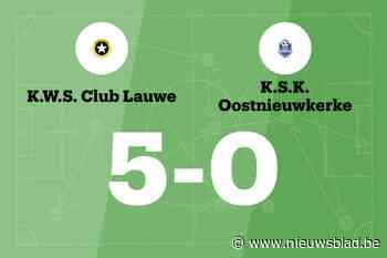 Couckuyt scoort drie keer voor WS Lauwe in wedstrijd tegen KSK Oostnieuwkerke