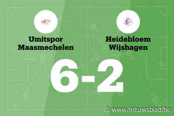 Umitspor Maasmechelen B beëindigt reeks nederlagen in de wedstrijd tegen Heidebloem Wijshagen