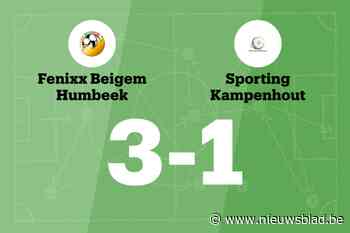 Dominant Fenixx Beigem Humbeek te sterk voor Sporting Kampenhout