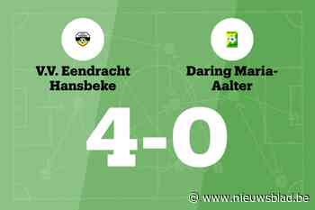 Eendracht Hansbeke wint duel met Daring Maria-Aalter