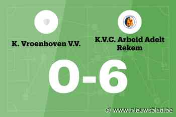 AA Rekem verslaat Vroenhoven VV na hattrick Machon