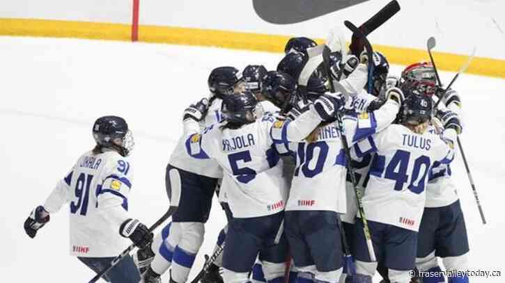 Finland takes women’s world hockey bronze after 3-2 shootout win over Czechs