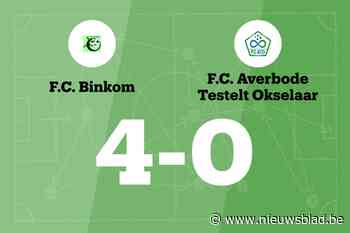 De Blick scoort twee keer voor FC Binkom in wedstrijd tegen FC Averbode-Okselaar B