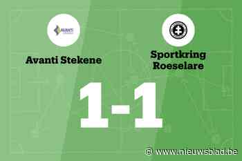 Avanti Stekene en SK Roeselare delen de punten