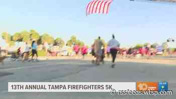 More than 900 runners lace up their sneakers for the Tampa firefighters 5K