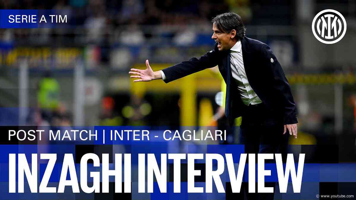 SIMONE INZAGHI INTERVIEW | INTER 2-2 CAGLIARI 🎙️⚫🔵