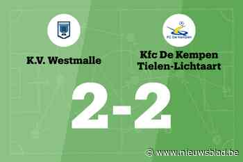 Westmalle beëindigt reeks nederlagen in de wedstrijd tegen FC De Kempen B