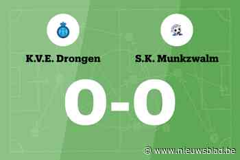 KVE Drongen en SK Munkzwalm komen niet tot scoren