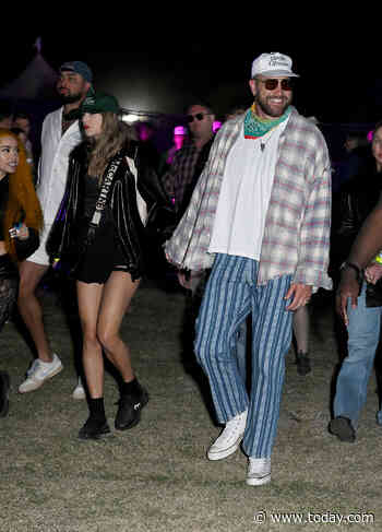 Travis Kelce and Taylor Swift pack on the PDA while dancing to ‘Karma’ at Coachella