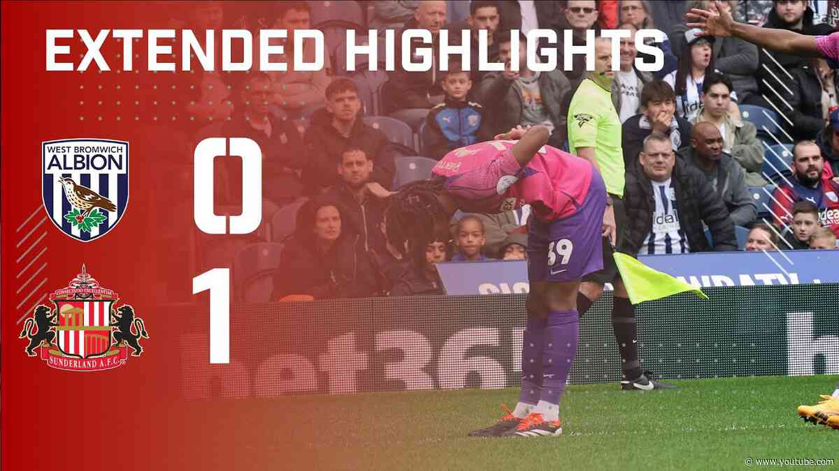 Extended Highlights | West Bromwich Albion 0 - 1 Sunderland AFC