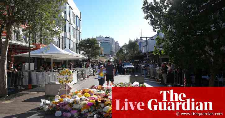 Australia news live: baby injured in Bondi Junction stabbings showing ‘improvement’ in hospital; well-wishers leave notes of solidarity at site
