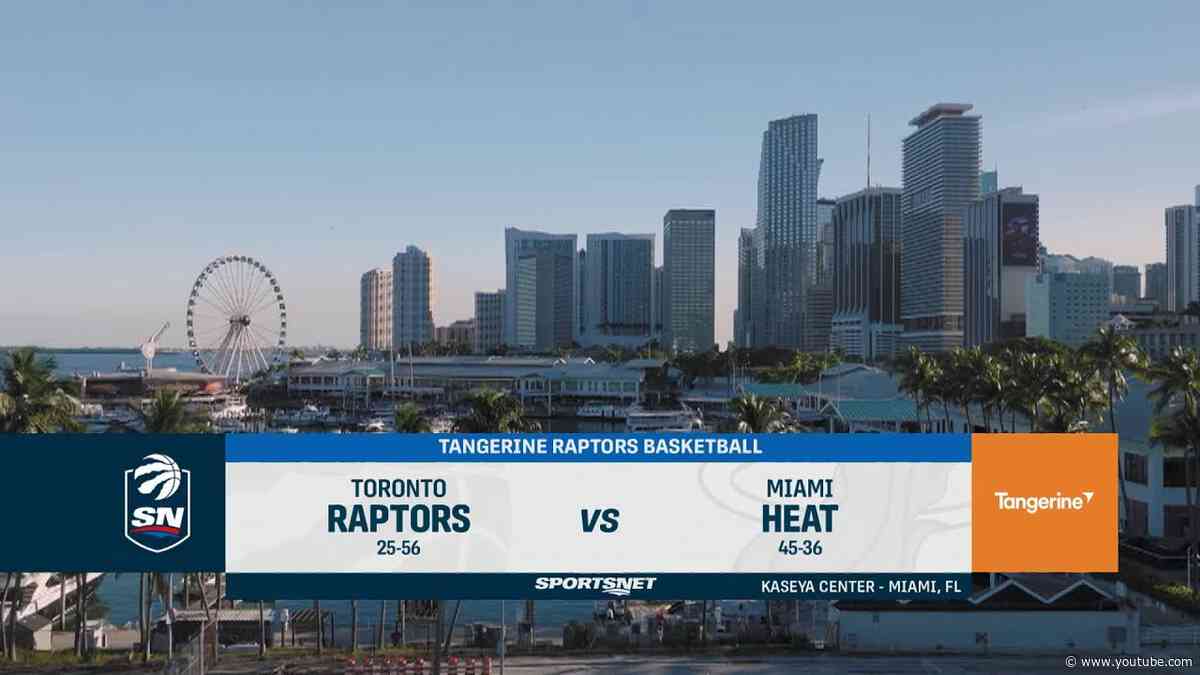 Tangerine Game Highlights: Raptors at Heat - April 14, 2024