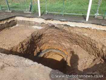 Kearsley: Work continues at ball park after sinkhole appears