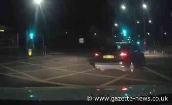 Colchester North Station Roundabout driver caught going wrong way