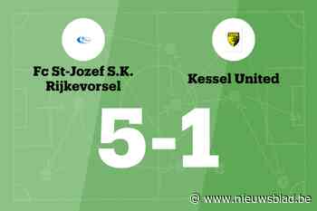 Gysels maakt er drie voor Sint- Jozef in wedstrijd tegen Kessel United