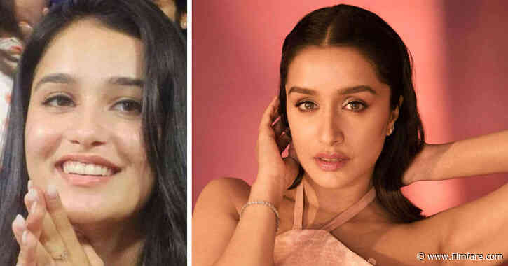 Shraddha Kapoor reacts to the photo of her doppelganger at an IPL match