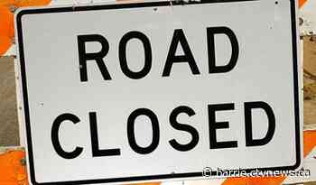 Emergency road closure in Barrie's east end