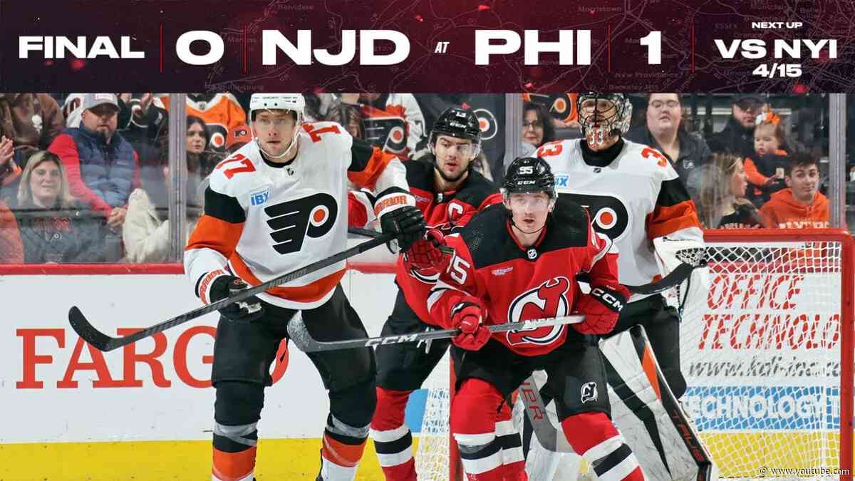 Philadelphia Flyers vs New Jersey Devils. 13 april 13, 2024
