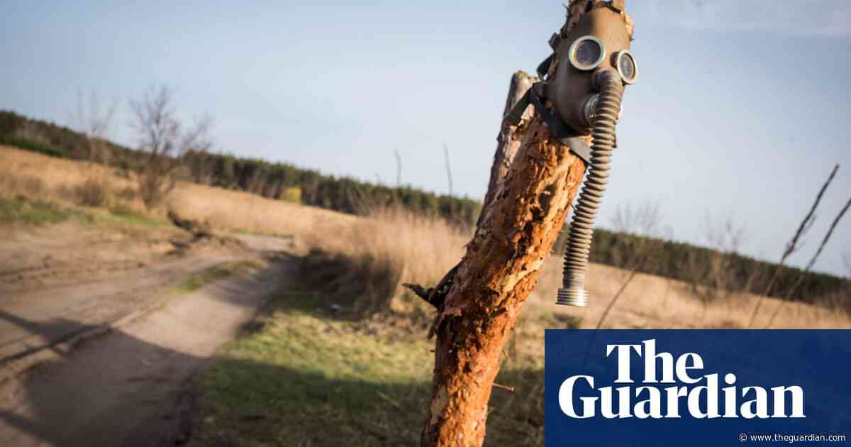 Geoff Dyer: ‘A gas mask on a tree stopped me in my tracks – it shows the air itself can be toxic’