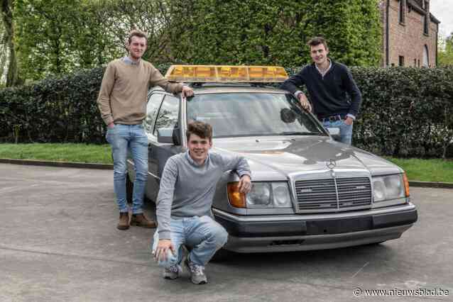 Drie studenten autotechnologie pimpen oldtimer voor Budapest Rally: “Onze bolide heeft 476.000 kilometer op de teller”