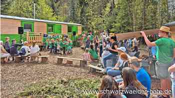 Neuer Althengstetter Waldkindergarten: Mit süßen Grüßen von Igel und Fuchs