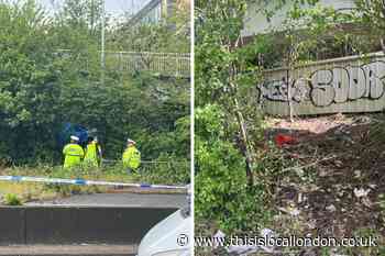 Staples Corner fatal crash: Mercedes plunged from car park