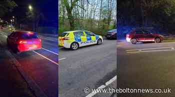 Police in Bolton stop four cars and arrest one driver in weekend