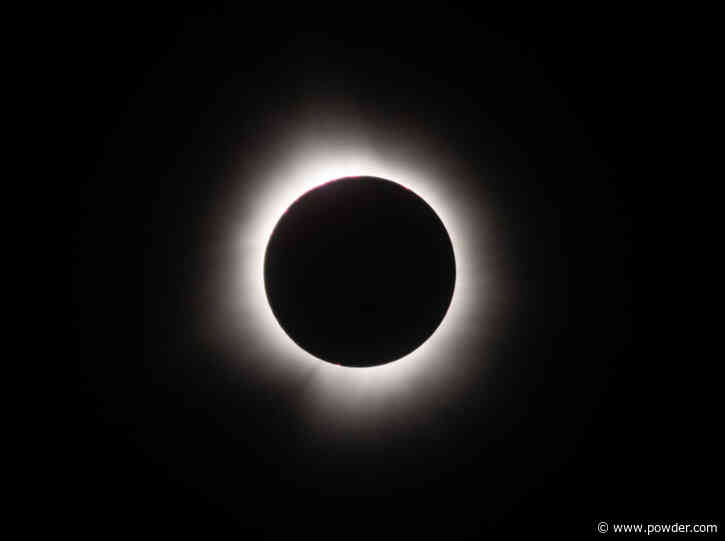 Vermonter Mike Hayes Breaks Down Skiing Under The Eclipse In Totality