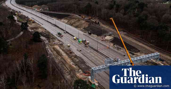 Seven-mile stretch of M25 in Surrey to be closed between 10 and 13 May