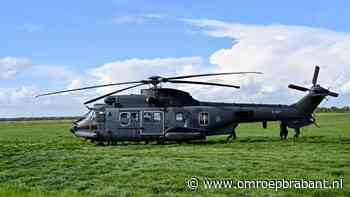 112-nieuws: militaire helikopter uit voorzorg geland • veel gevallen bomen