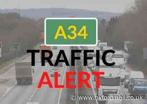Severe delays after multi-vehicle crash on A34 at Oxford