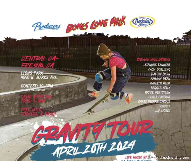 Bones Gravity Tour Kicking off April 20th in Fresno, CA