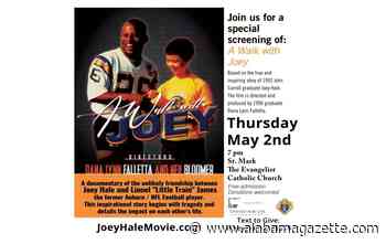 Screening of the Joey Hale Story on May 2
