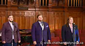 Chatham's Three Tenors returning to St. Andrew's