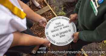 A time capsule has been buried in Stockport - and it's not going to be opened for 100 years