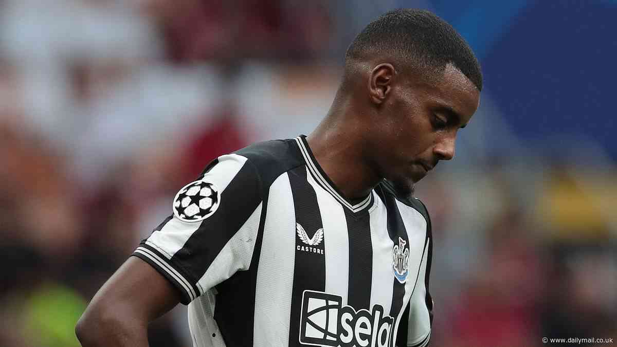 Woman, 42, among four Croatians charged with burglary after gang broke into Newcastle United star Alexander Isak's mansion to steal cash and his car