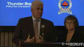 WATCH | Thunder Bay Police Service chief, oversight board respond after ex-chief charged by OPPG